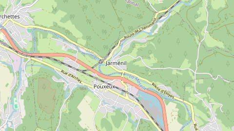 Carte de localisation de l'évènement