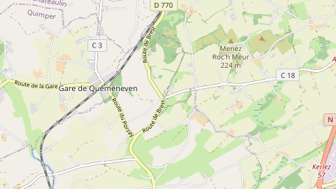 Carte de localisation de l'évènement