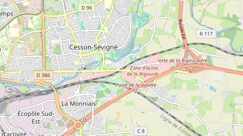 Carte de localisation de l'évènement