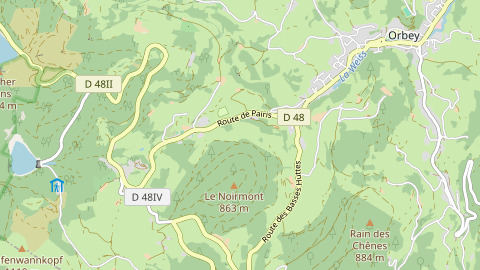 Carte de localisation de l'évènement