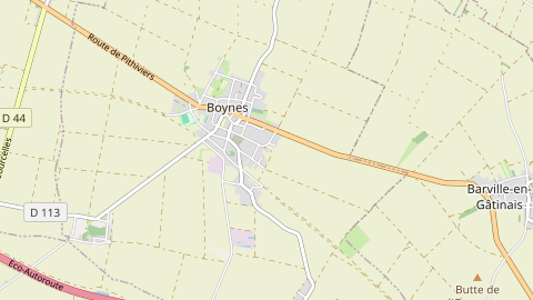 Carte de localisation de l'évènement