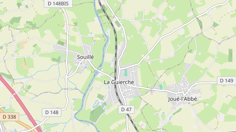 Carte de localisation de l'évènement