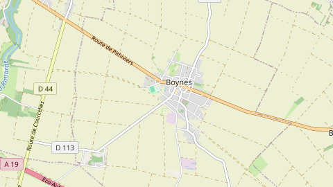 Carte de localisation de l'évènement