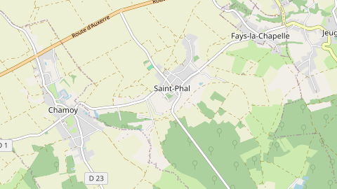 Carte de localisation de l'évènement