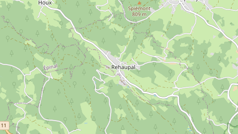 Carte de localisation de l'évènement