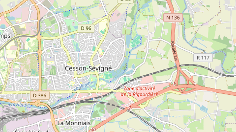 Carte de localisation de l'évènement
