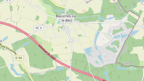 Carte de localisation de l'évènement