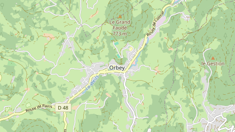 Carte de localisation de l'évènement