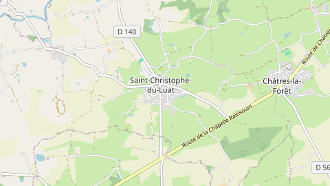 Carte de localisation de l'évènement