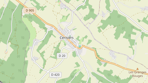 Carte de localisation de l'évènement