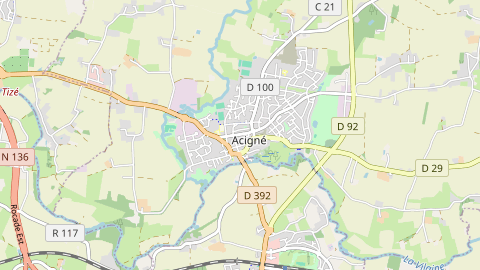 Carte de localisation de l'évènement