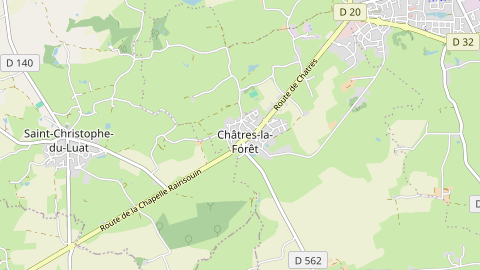 Carte de localisation de l'évènement