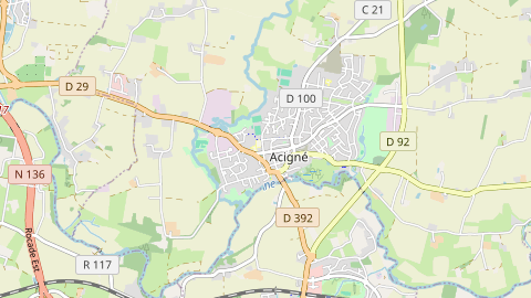 Carte de localisation de l'évènement