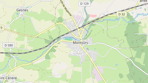 Carte de localisation de l'évènement