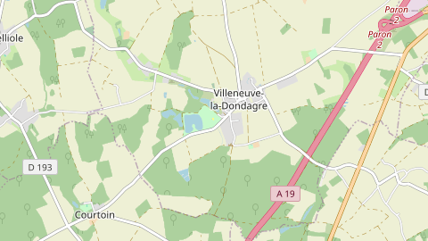 Carte de localisation de l'évènement