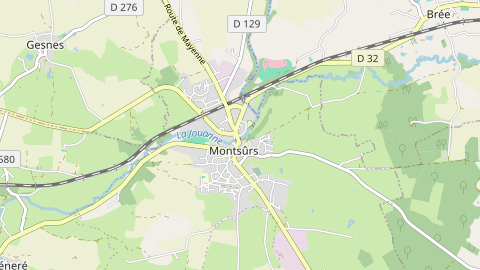 Carte de localisation de l'évènement