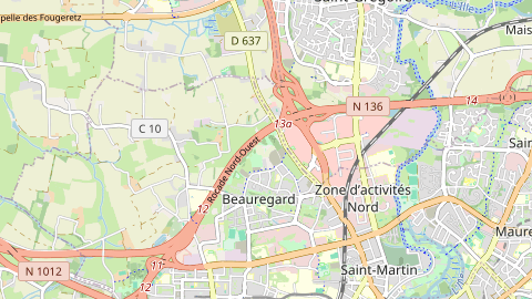 Carte de localisation de l'évènement