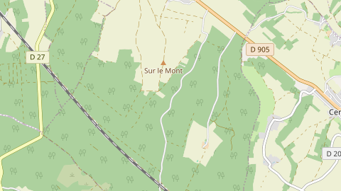 Carte de localisation de l'évènement