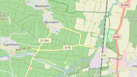 Carte de localisation de l'évènement