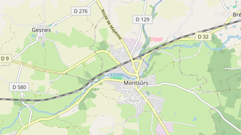 Carte de localisation de l'évènement