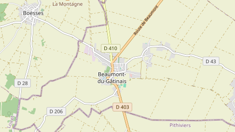 Carte de localisation de l'évènement
