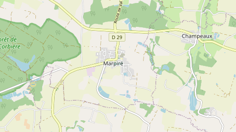 Carte de localisation de l'évènement