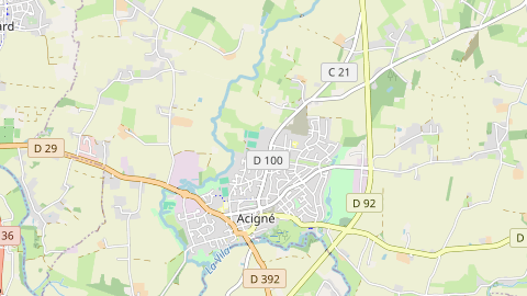 Carte de localisation de l'évènement
