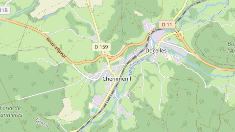 Carte de localisation de l'évènement