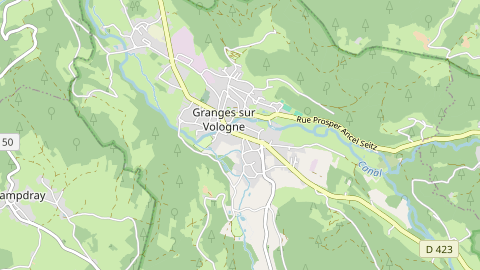 Carte de localisation de l'évènement