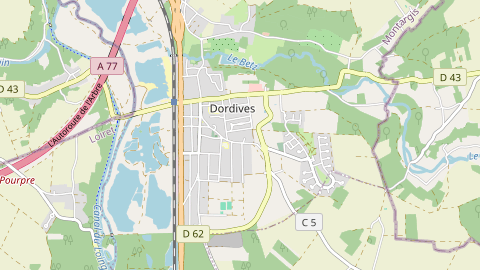 Carte de localisation de l'évènement