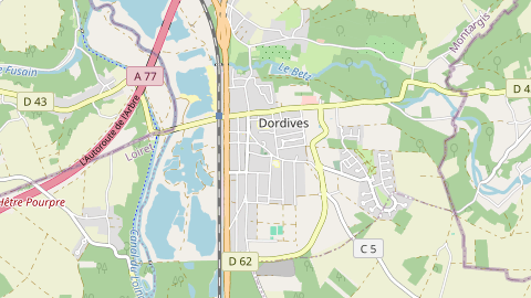 Carte de localisation de l'évènement