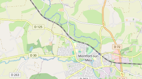 Carte de localisation de l'évènement