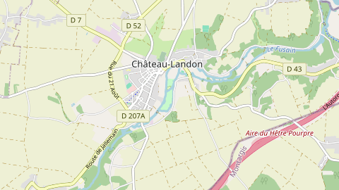 Carte de localisation de l'évènement