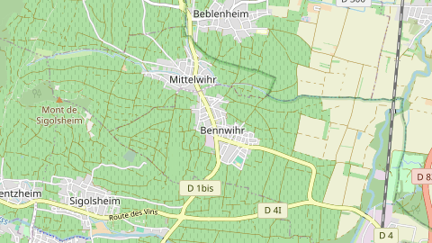 Carte de localisation de l'évènement