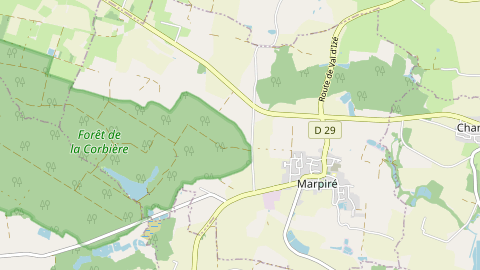 Carte de localisation de l'évènement