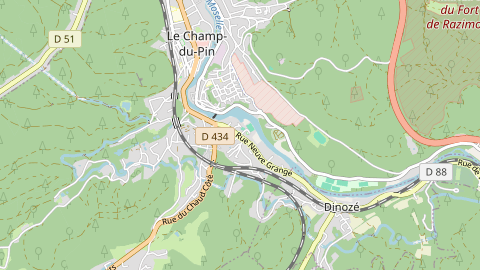 Carte de localisation de l'évènement