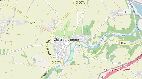 Carte de localisation de l'évènement