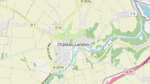Carte de localisation de l'évènement