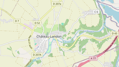 Carte de localisation de l'évènement
