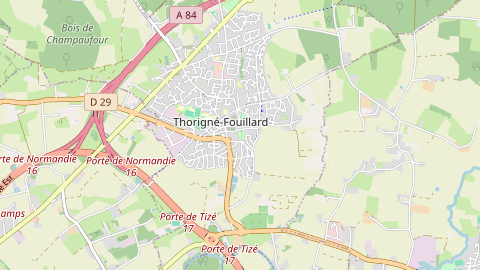 Carte de localisation de l'évènement