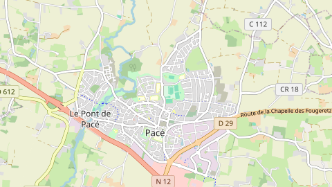 Carte de localisation de l'évènement