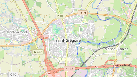 Carte de localisation de l'évènement