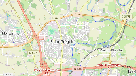 Carte de localisation de l'évènement