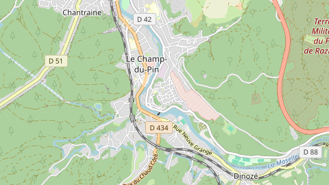 Carte de localisation de l'évènement