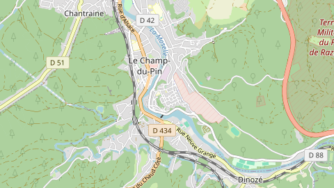 Carte de localisation de l'évènement