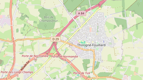 Carte de localisation de l'évènement