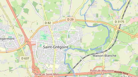 Carte de localisation de l'évènement