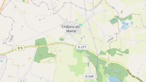 Carte de localisation de l'évènement