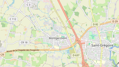 Carte de localisation de l'évènement
