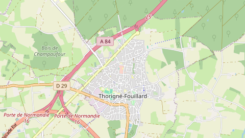 Carte de localisation de l'évènement